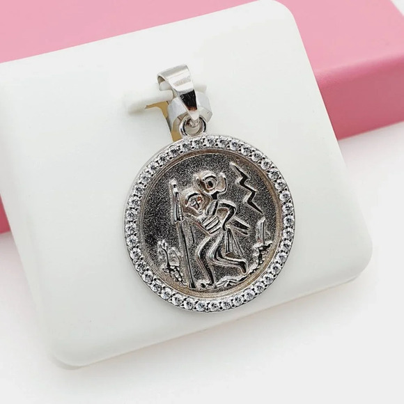 - 925 Sterling Silver Cubic Zirconia Pendant, U19254509 - Picture 7 of 11